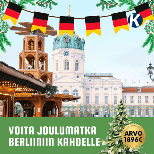 Voita matka Berliiniin kahdelle