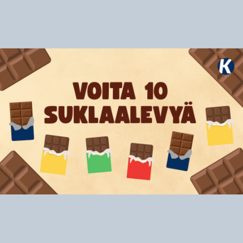 Voita kymmenen suklaalevyä