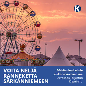 Voita neljä ranneketta Särkänniemeen