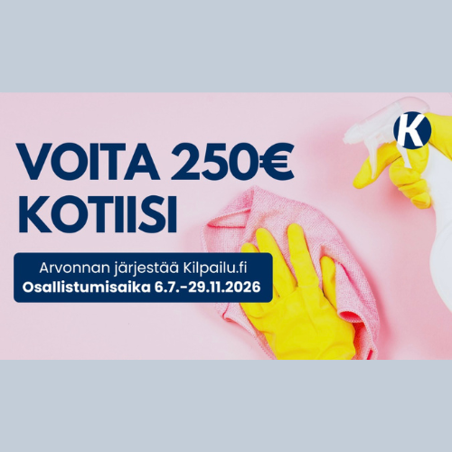 Voita 250 € kotiisi